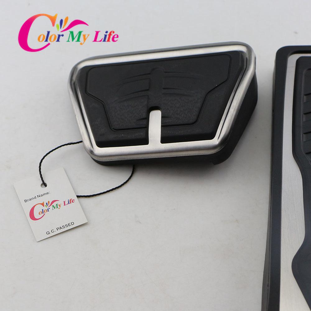 Non-Drilling Brake Accelerator Pedal Plate Pad for BMW New 1 2 3 4 5 6 7 Series GT X3 X4 X5 X6 Z4 F10 F15 F30 F31 F34 LHD