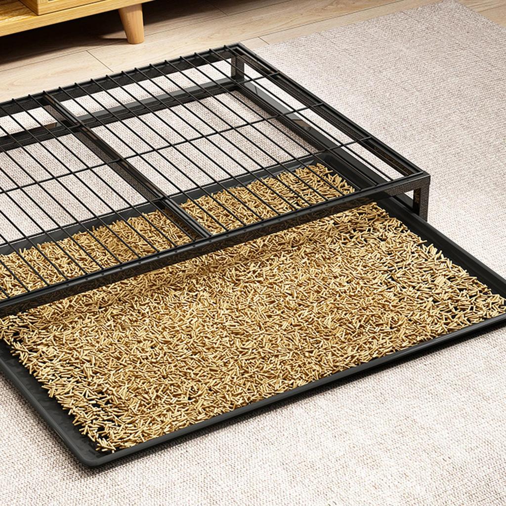 Dog Toilet Indoor Washable Dog Litter Boxes Metal Mesh Puppy Pee Pad Holder for Small Ainimals Cleaning Tool Pet Supplies