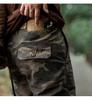 Men's Heavyweight Cotton Camo Jogger Pants - Loose, Multi-Pocket, for Autumn.