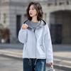 2025 Spring/Autumn Women's Slimming Windbreaker Jacket LU8979 - Loose, Petite Fashion