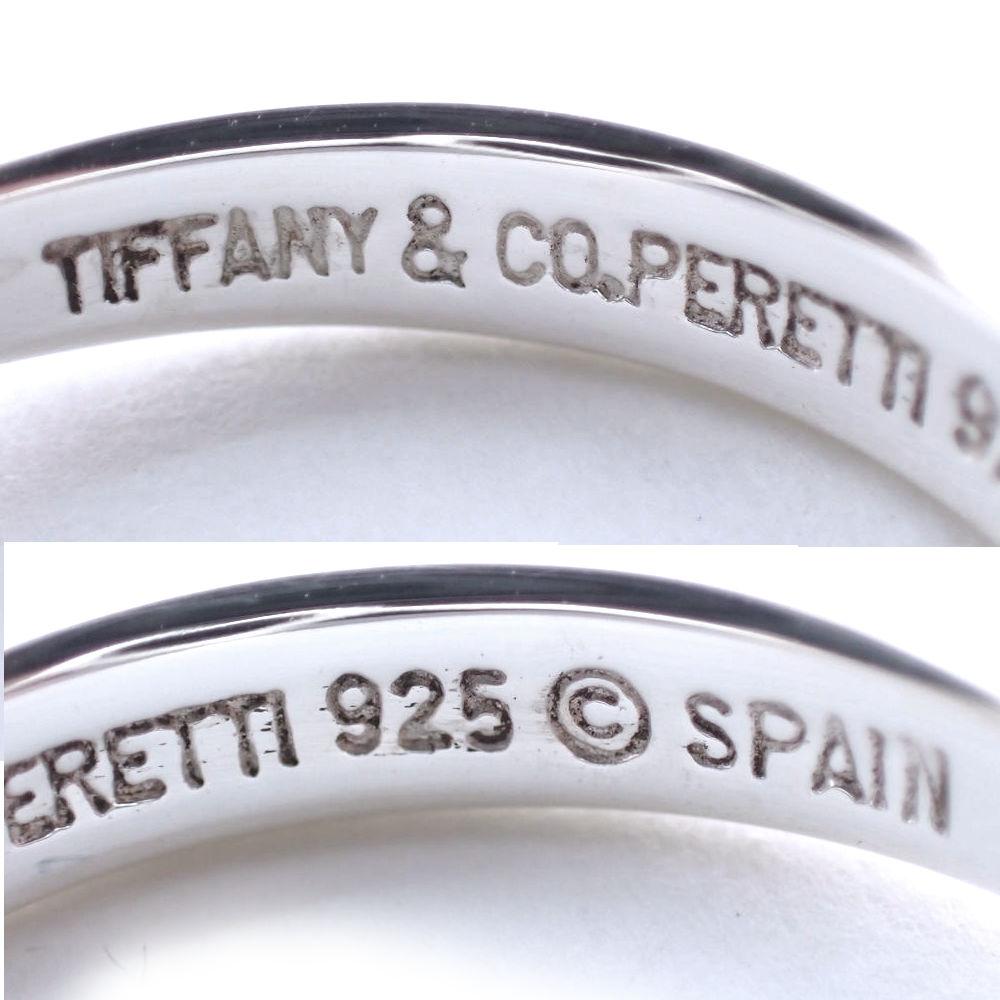 [Used] TIFFANY 925 Open Heart Ring / Size 9 / j7-9