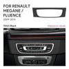 For Renault Fluence Megane 3 RS 2009 2010 2011 2012 2013 2014 2015 Top Suede Trim LHD RHD Sticker Car Central Control CD