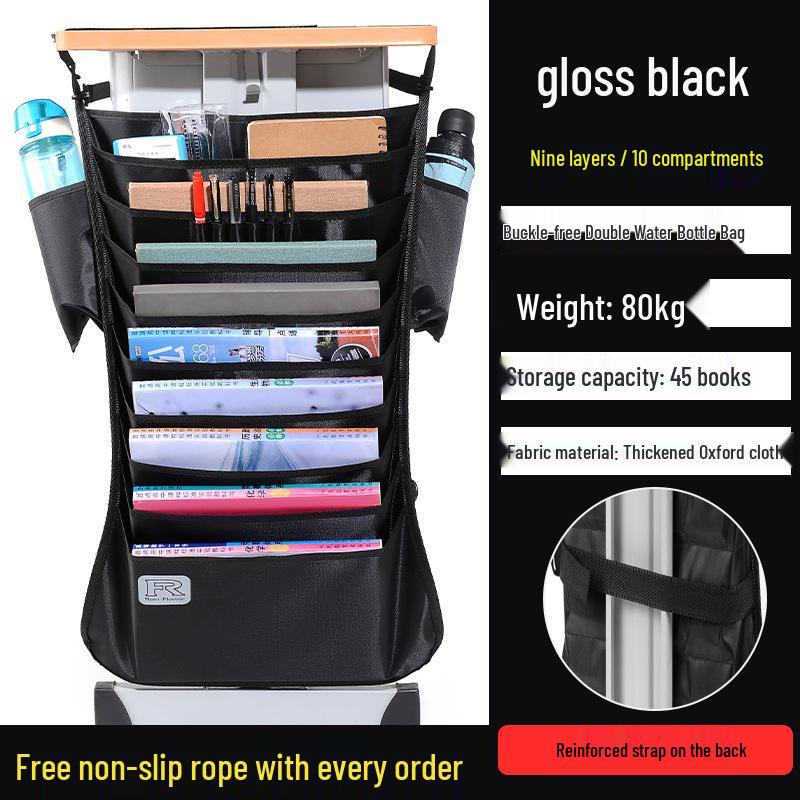 Large Capacity Hanging Desk Book Bag for Students