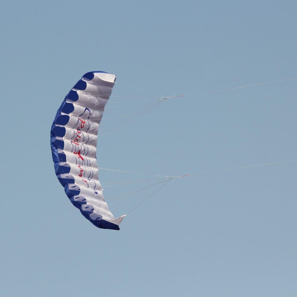 Zmeu Acrobatic cu Două Linii Zmeu Sportiv Moale Zmeu de Plajă Profesional 1.4m Zmeu Parașută Grădină