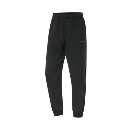 Minimalist Brand Logo Loose Fit Casual Pants Unisex Bottoms Black ATLN243-11