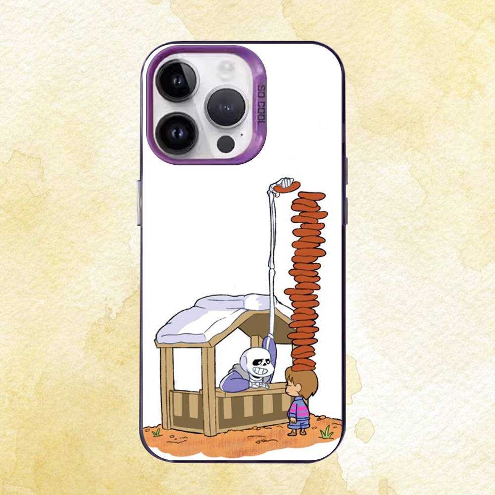 

U-UndertaleS Act S-Sans and P-Papyrus Phone Case For iPhone 17 16e 16 15 14 13 12 11 Pro Max X XR XS MAX Back Cover iPhone13mini