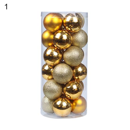 Glittering Baubles Balls Christmas Tree Ornament Xmas Party Hanging Decoration