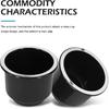2PCS Car Cup Holder Ert, Recessed Drop In Plastic Cup Drink Can Holder, Large Capacity Cup Holder Replacement Accessories, Universal For RV Boat Car