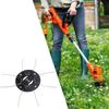 2Pcs High-Efficiency Grass Trimmer Head Easy To Install Weeding Tool  Wire Cutting Weeding
