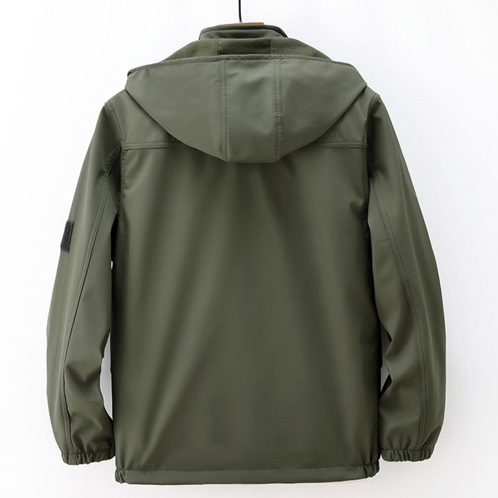 Pánská fleecová bunda oblek větruodolný a voděodolný venkovní mrazuvzdorný teplý bavlněný kabát zesílený oblek