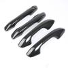 For Kia kx cross kxcross 2017 - Chrome Carbon Fiber Door Handle Cover Trim Sticker Overlays Styling Accessories