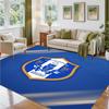 Sheffield Wednesday Design Crystal Velvet Rug Soft Decorative Mat for Bedroom Entrance