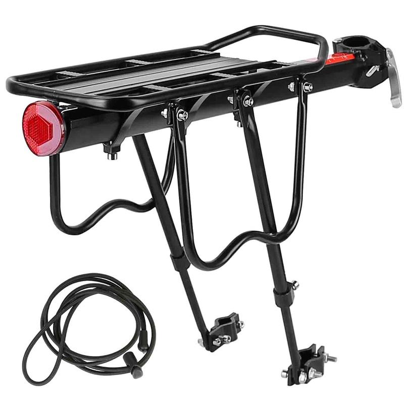 Fahrrad Gepäckträger Hinten Regal Aluminium Legierung Radfahren Fahrrad Zurück Gepäck Träger Rack Quick Release Mtb Road Fahrrad Sitz Halterung