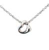 [Pre-owned] TIFFANY 925 Open Heart Pendant/Necklace/j70-7