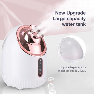 Vaporizador Facial 3 en 1 SPA Facial Vaporizador Facial Pulverizador de Nano Niebla Limpiador Facial Pulverizador Salón de Belleza Inteligente Hidratante de Piel