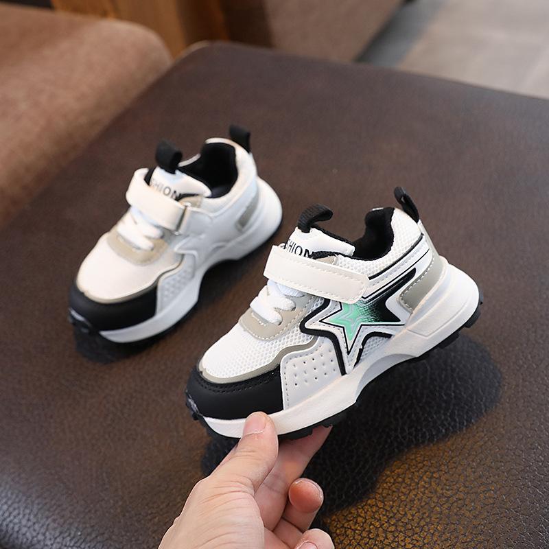 Children s Shoes - Boys Sports Shoes, Girls Breathable Casual Shoes, Small Children s Shoes 21 чёрный
