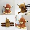 Highland Cow Soft Plush Toy With Pp Cotton For Kids And Decorative Use
