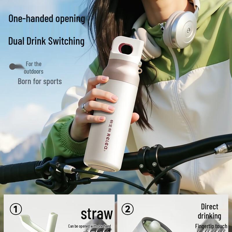 Wushengwu Portable Stainless Steel Straw Cup