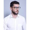 Intellilens Quadratische Blaulichtfilter-Computerbrille für Augenschutz mit Linsenreiniger-Lösung für Brillen | Blaulichtfilter(53-16-135)