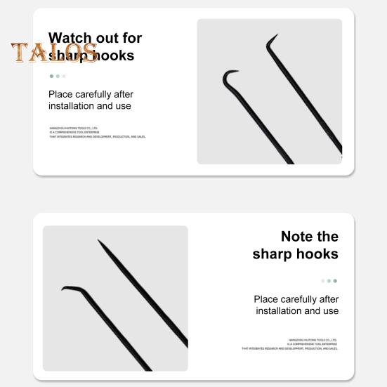 Hook Pick Set Puller Remover with Non-Slip Handle High Durability Detachable Design Portable Car Auto Oil Seal Pick Tool Set