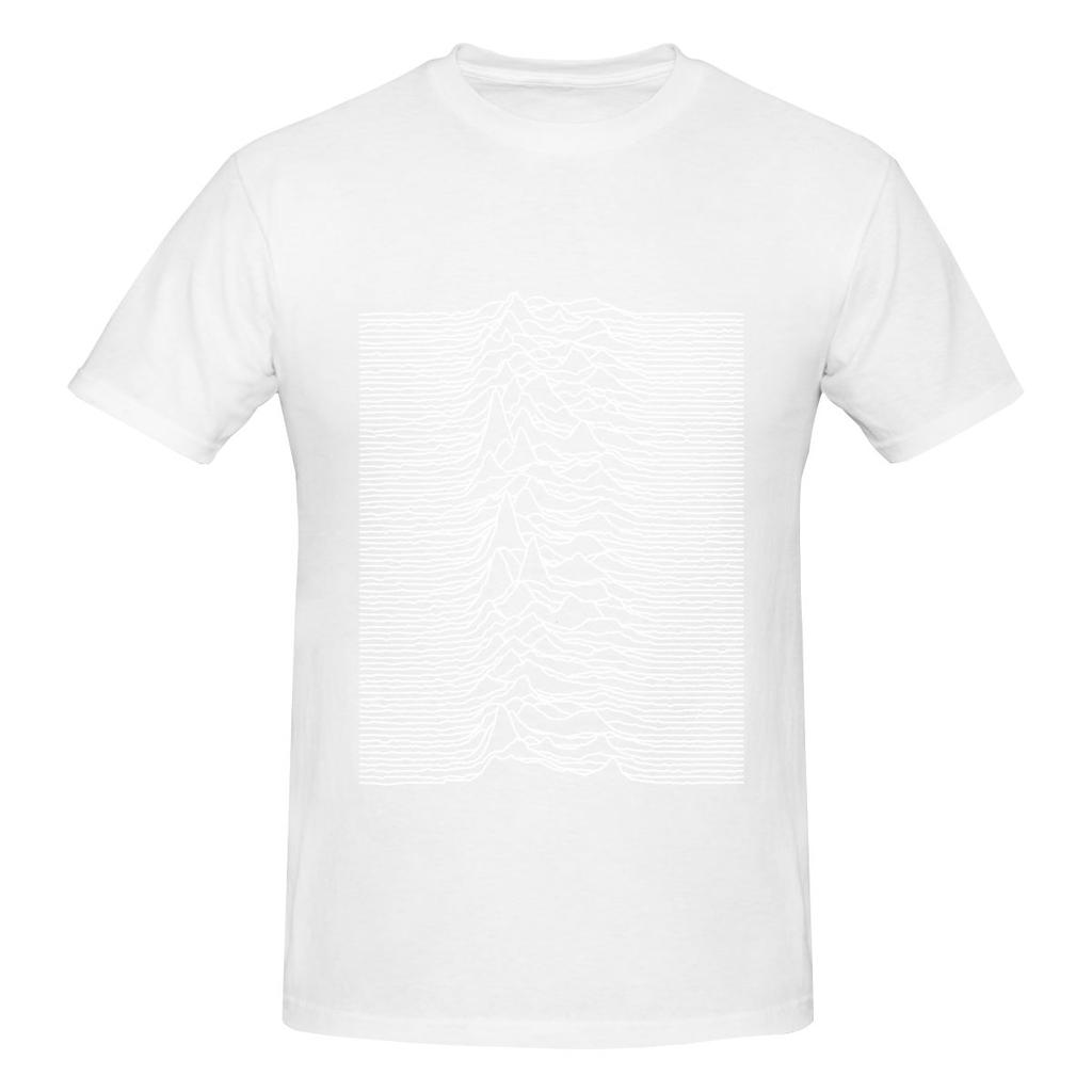 Unknown Pleasures J01 Dating Tshirt Foreststyle Fresh Ribbed Collar Cotton Tee