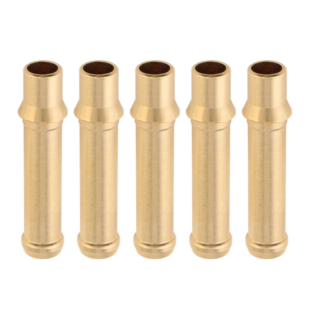 5pcs Heavy Duty Push Connector Transmission Flush Kit Brass Cooler Line Fittings with Clamps Fit for Vehicles 1996-2024 Models