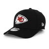New Era 39THIRTY Kansas City Chiefs NFL Team Classic Flex Fit Size Stretch 3930 Cap, L/XL (approx. 60.6-63.5cm), Fit, Black, [Used]