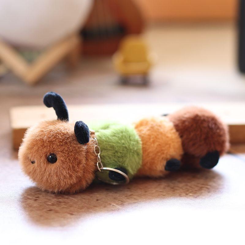 Cute Insect Plush Keychain With Soft Material For Backpack Decor And Gift