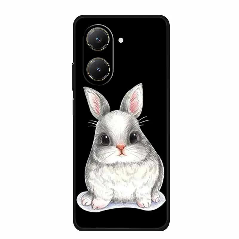 Schwarze Silikonhülle für Xiaomi Poco C71 Redmi A5 4G 4G Hülle Cartoon Katze Weiche Rückabdeckung für Poco M7 4G Plus X7 Pro Handyhülle