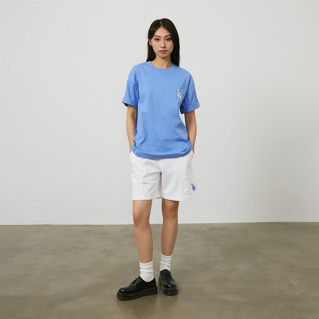 New MLB Los Angeles Dodgers Casual Shorts Unisex White 3ASPB0843-07WHS