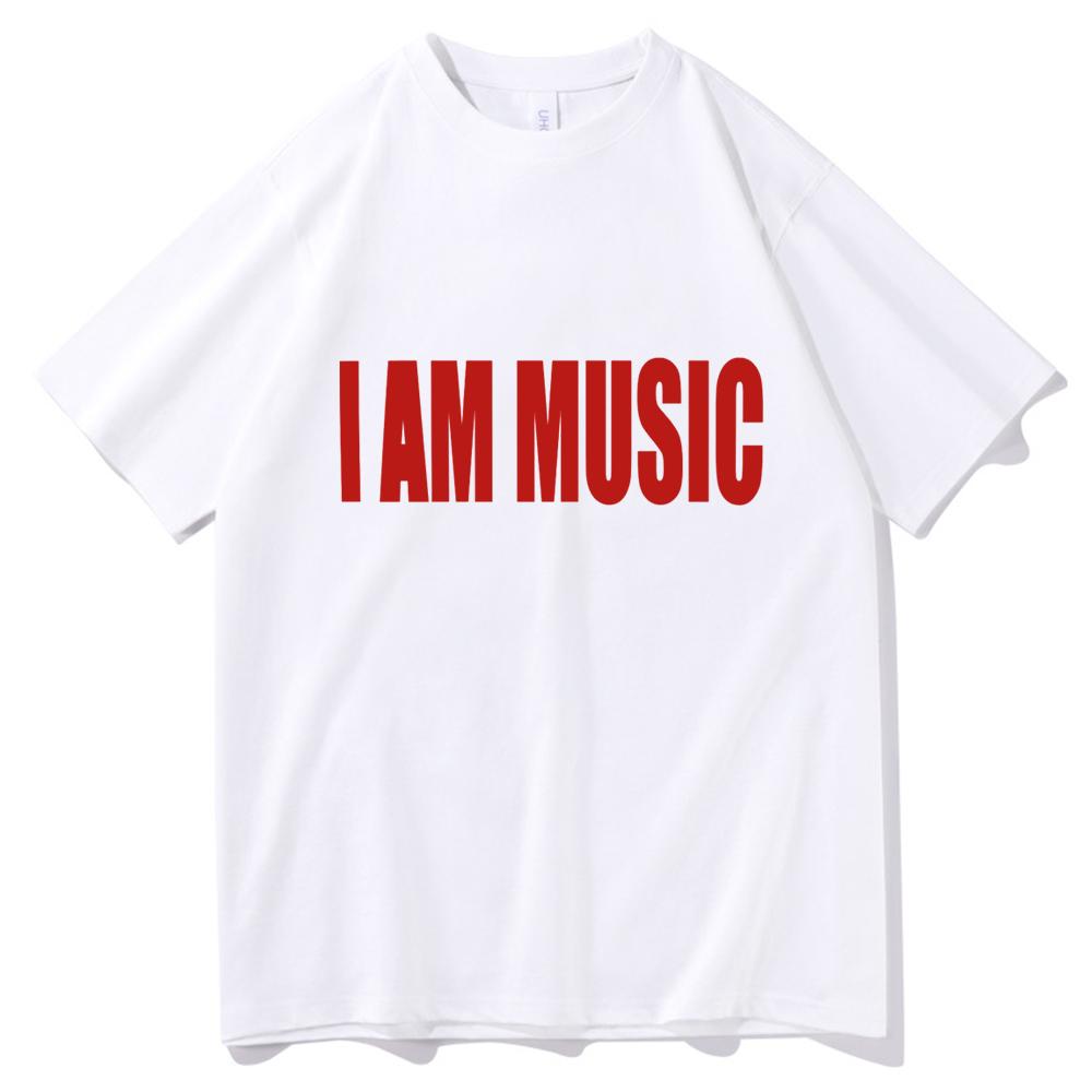 I Am Music Playboi Carti 2025 T-shirt Man Women Harajuku O-neck Summer Casual Shirt