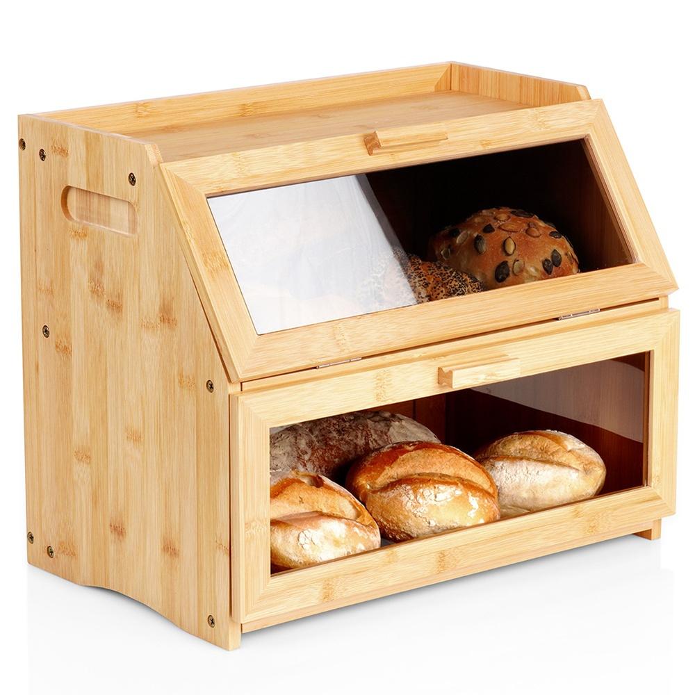 Bambusa stūra virtuves plaukts 25x25x27 cm