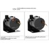 PU-SC1000 1200L/H Computer Cooling Pump Modify Top Cover Heat Dissipation Pump Replacement for PC Dekstop