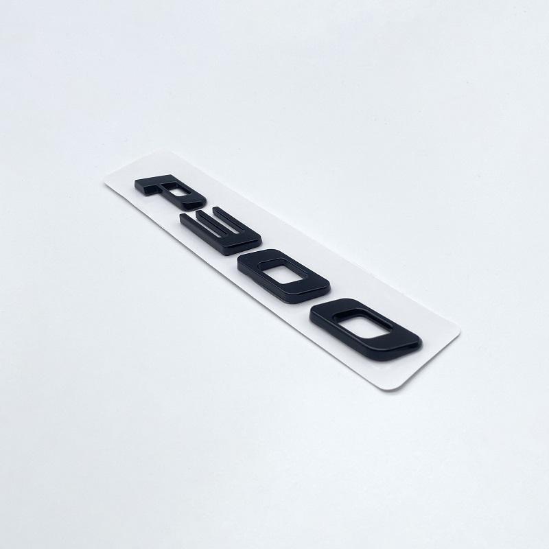 

3D чорні сріблясті літери P200 P250 P300 P350 Емблема AWD для автомобіля Jaguar Заднє крило багажника XF XE I-Pace E-pace F-type Наклейка з логотипом glossy black P300