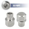 32/16PT Hollow Car Anti Theft Wheel Lock Lug Nut Screw Removal Key Steel for BMW