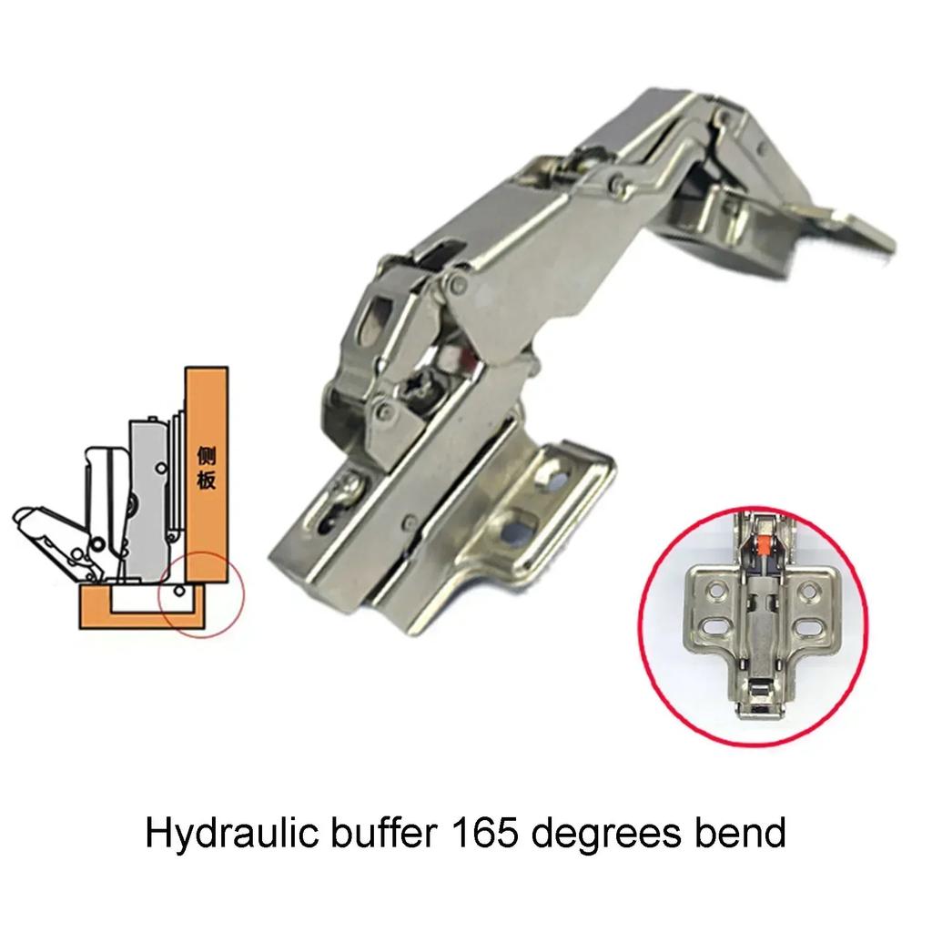 Close Door Hinge Cabinets Doors Wardrobes Furniture Hinge Close Hinge 165° Semi Overlapping Corrosion Resistance