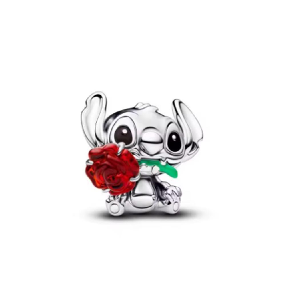 New 925 Silver Cartoon Butterfly Dog Charm Beads Suitable for Women Bracelet Fashion Wedding Jewelry Gifts