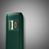Powerbank 10000mAh USB-A USB-C Z Wyświetlaczem Wbudowanym Kablem USB-C 20W - Zielony