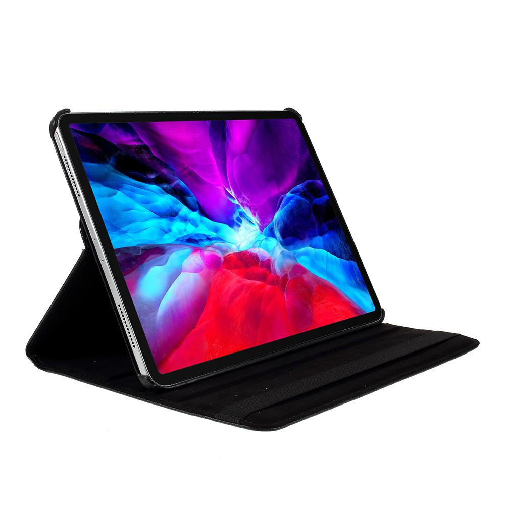 

For iPad Pro 11 (2024) Case Rotating Stand PU Leather Protective Cover Black