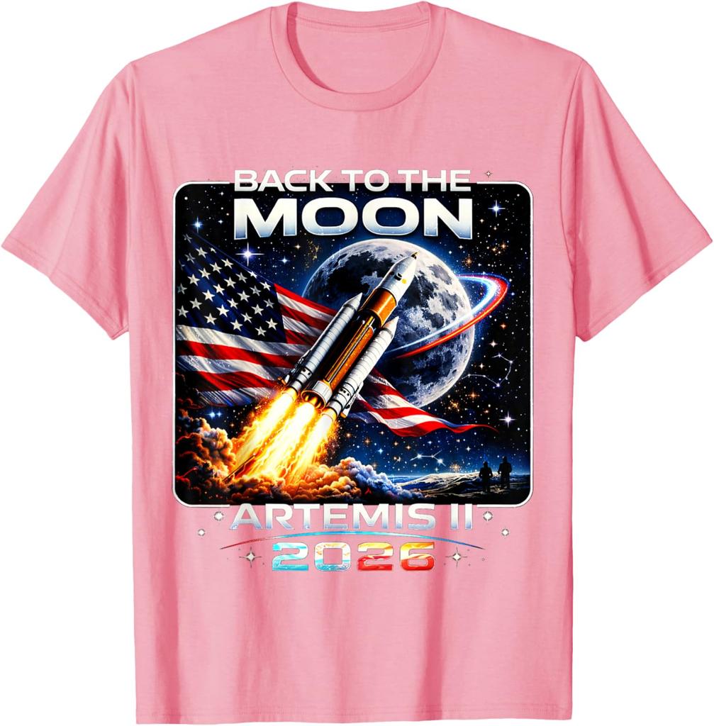 Artemis Launch Back To The Moon Unisexs Summer Cotton Tshirt Comfortable HighQuality Inspired By YK