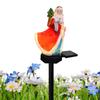 Outdoor Solar Christmas Lights Stake Santa Claus Decorations Pathway Lights Christmas Garden Landscape Decoration Lights