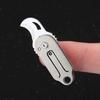 Titanium Alloy Knife Sharp Mini Folding Knife Pocket Knife Portable Keychain Pendant Small Knife For Opening Packages And Boxes