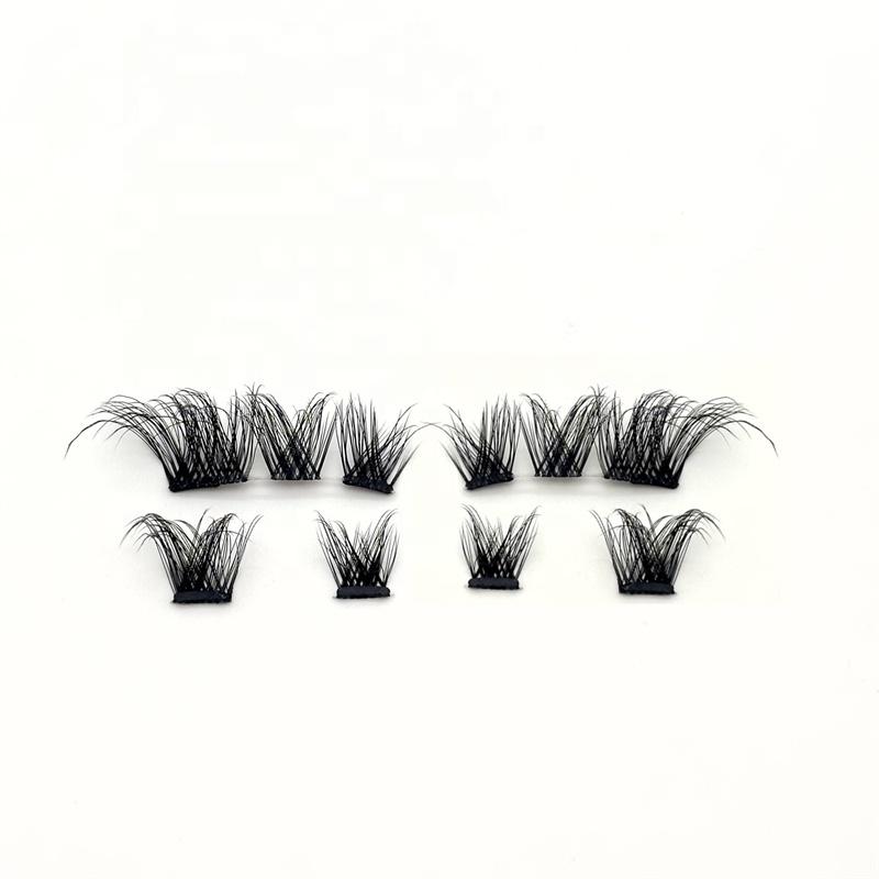 2026 New Arrival Reusable Synthetic Hair Custom Small Eyelash 23mm 25mm Lash Band Magnets False Lashes Partner Set Glue Free