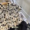 Boys Summer Thin Cartoon Print Short Sleeve Shirt Cool Trendy Baby Top