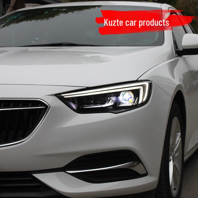 17-19 Buick Regal LED Bi-Xenon Lens Headlight Assembly with Turn Signal and Corner Light for Car Modification