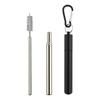 Travel Drinking Straw Bundle With Metal Extendable Straw, Cleaning Brush and Storage Storage Case for Daily Carry and Outings
