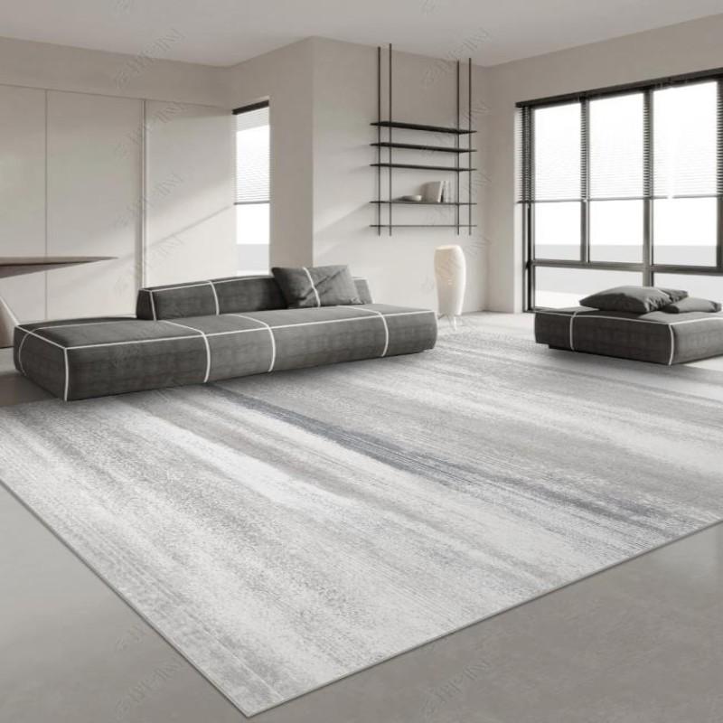 Japanese Style Carpets for Living Room Light Luxury Bedroom Decor Large Area Carpet Home Gray Anti-slip Mat Washable Lounge Rug
