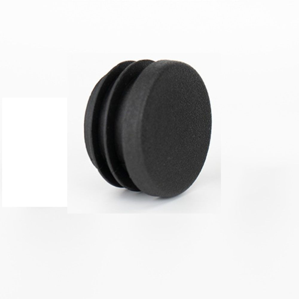 10pcs Tube Pipe Inserts Plug 45mm Round Plastic Plug Round Plastic Plug End Cap Black 1 3/4 Inch Pipe Tubing End Cap Furniture