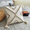 Bohemian Cushion Cover Geometric Pillow Cover With Tassels Modern Pillow Case for Sofa Decor
