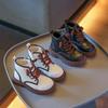 Kids Warm Snow Boots with Side Zip Boys Girls Ankle Boots Thick Soft Sole 2024 New Children Short Leather Boots Fashion Simple